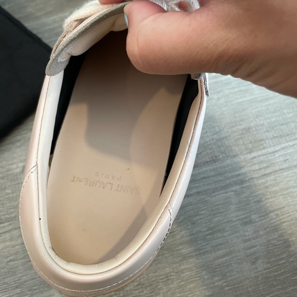 Saint Laurent Leather Sneakers - Picture 5 of 7